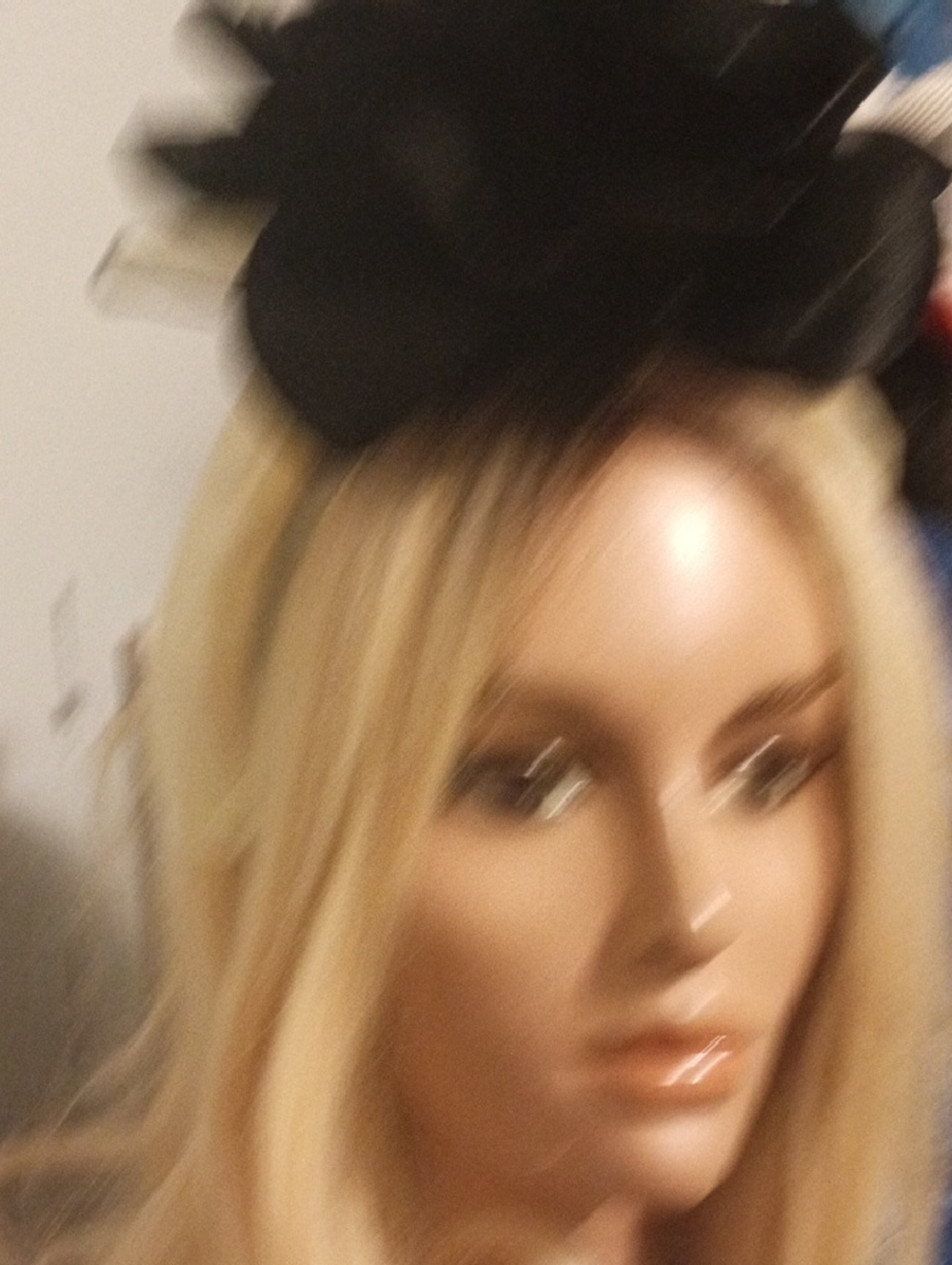 Black Fascinator Headpiece